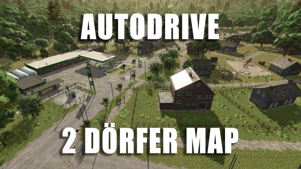 AutoDrive 2 Dörfer Map
