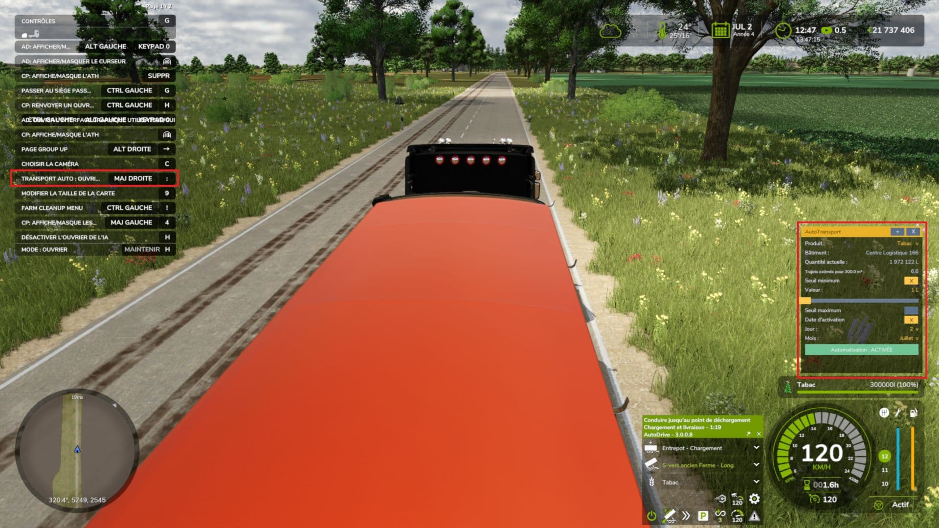AutoTransport for AutoDrive