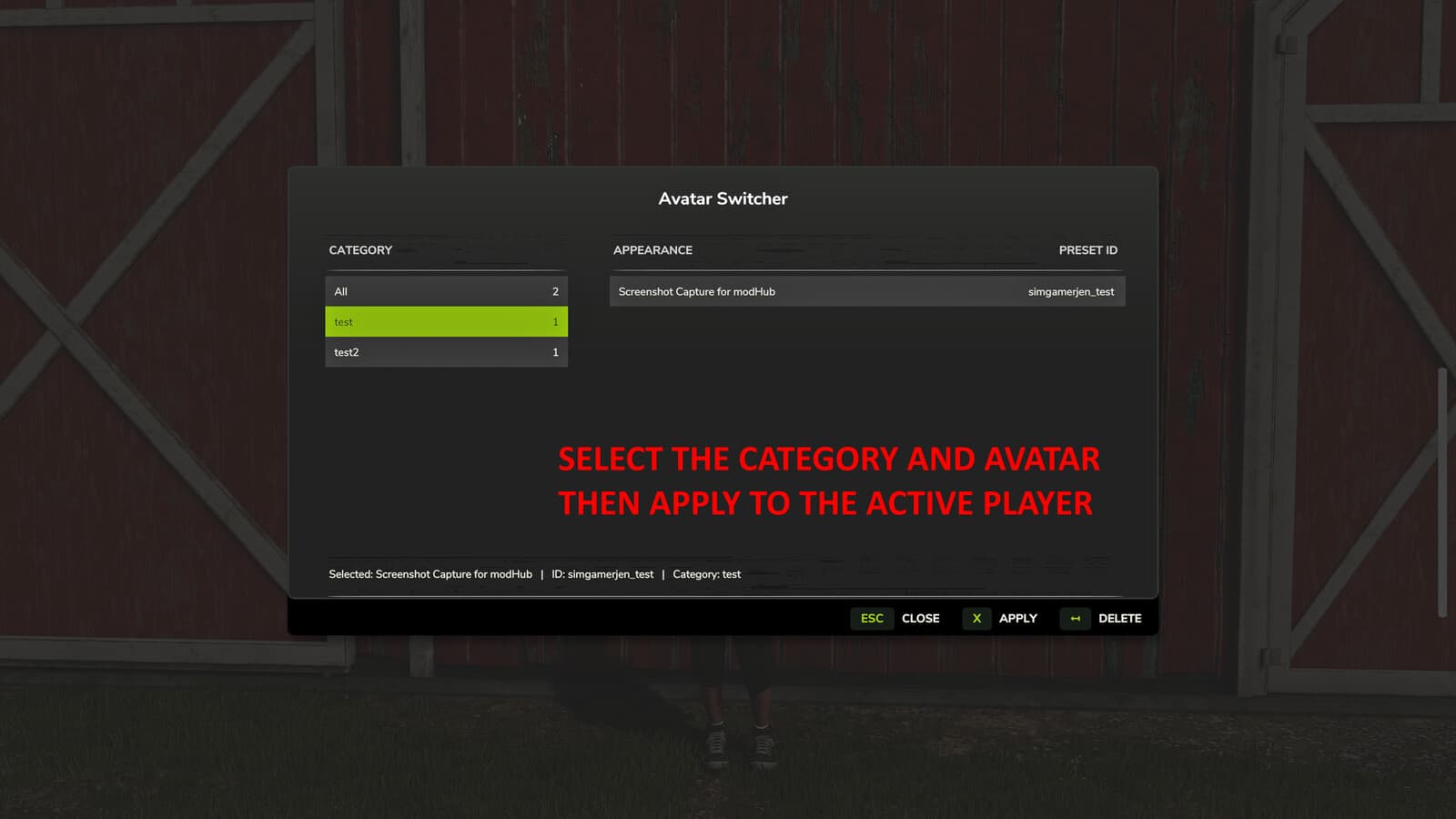 Avatar Switcher 3