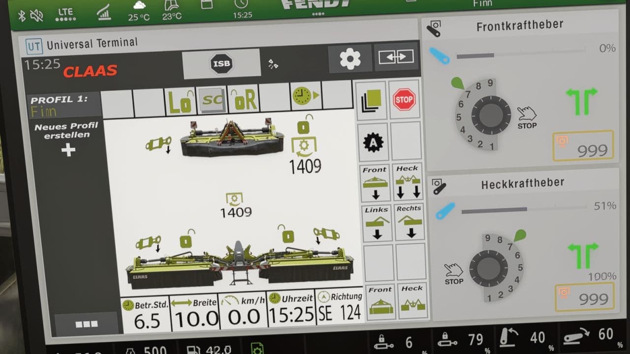 Claas Disco isoBUS Screen (Prefab) 2