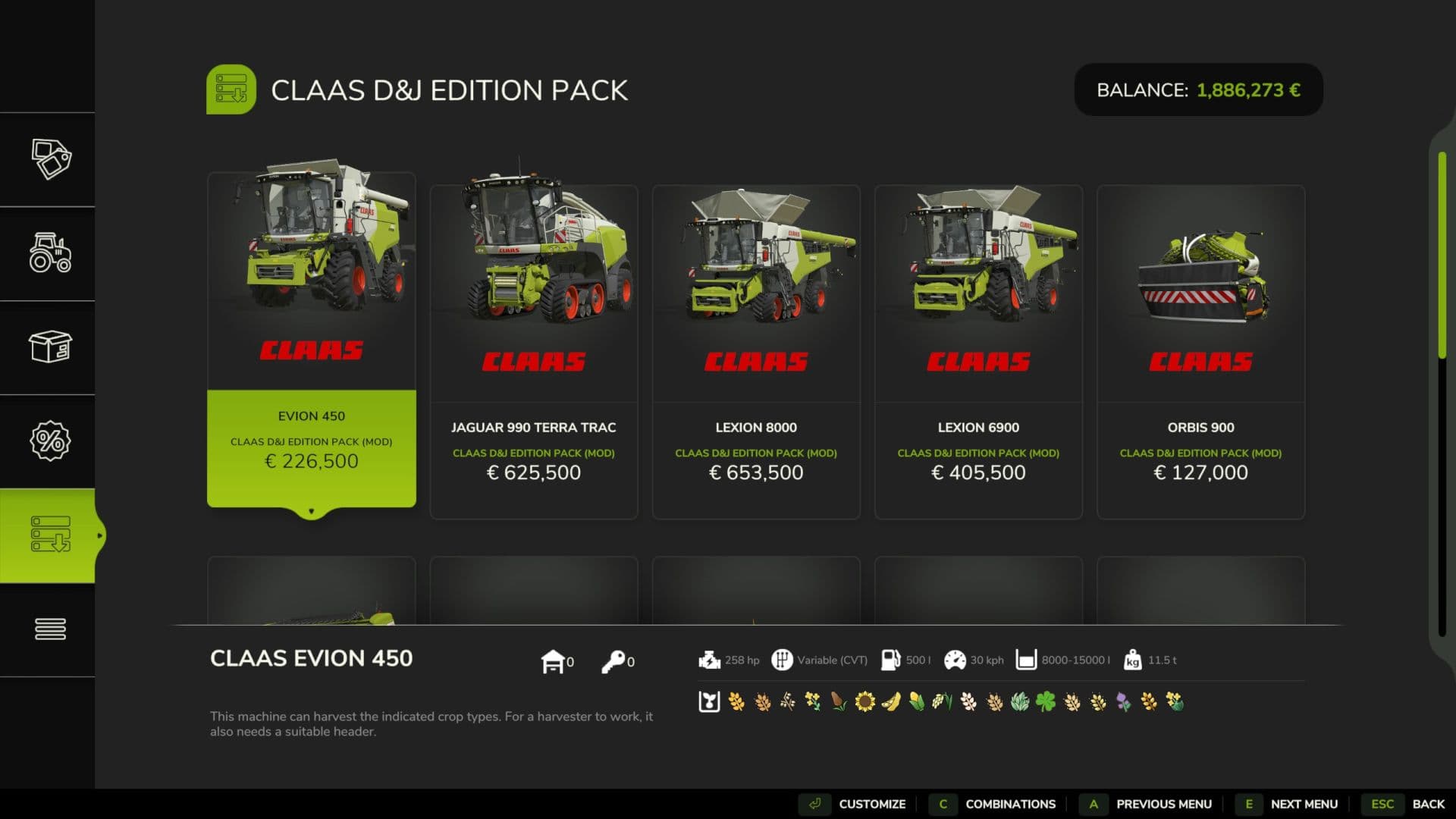 Claas Pack 4