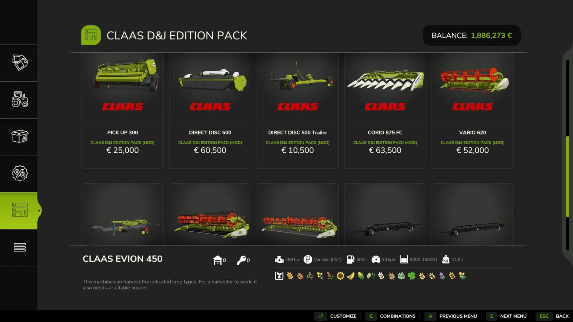 Claas Pack 3