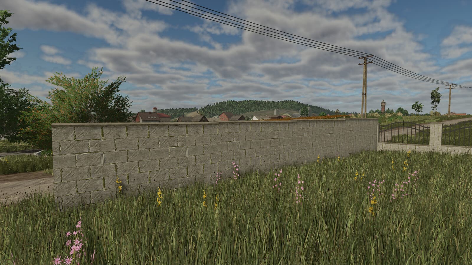 Concrete Tile Fence 3