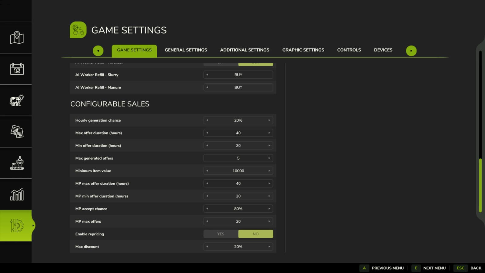 Configurable Sales 3