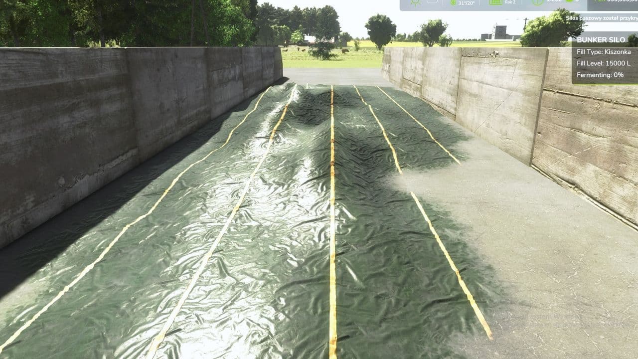 Cover Bunker Silo At 50% 2