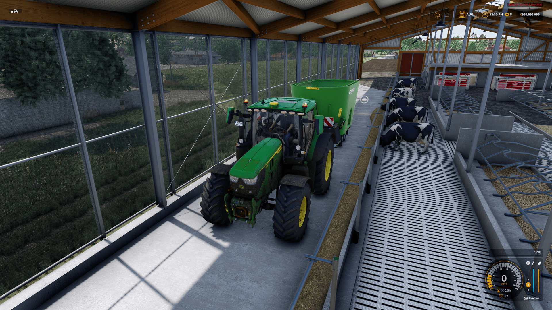Cow Feeding Lineup