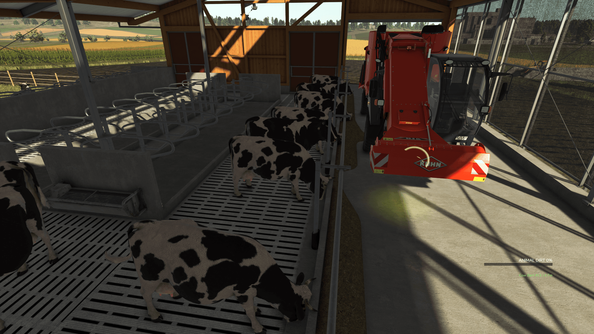 Cow Feeding Lineup 2