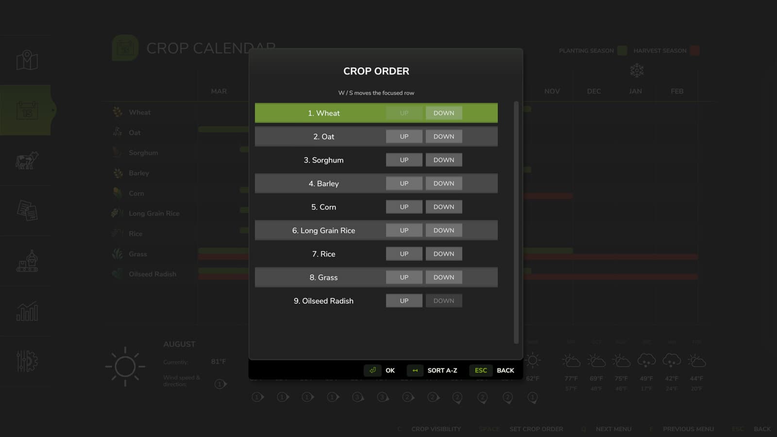 Crop Calendar Filter 3