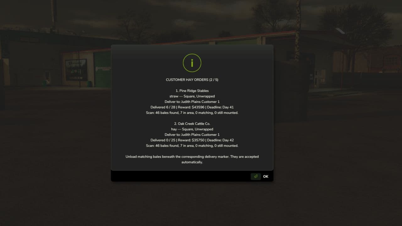 Custom Hay Orders 2