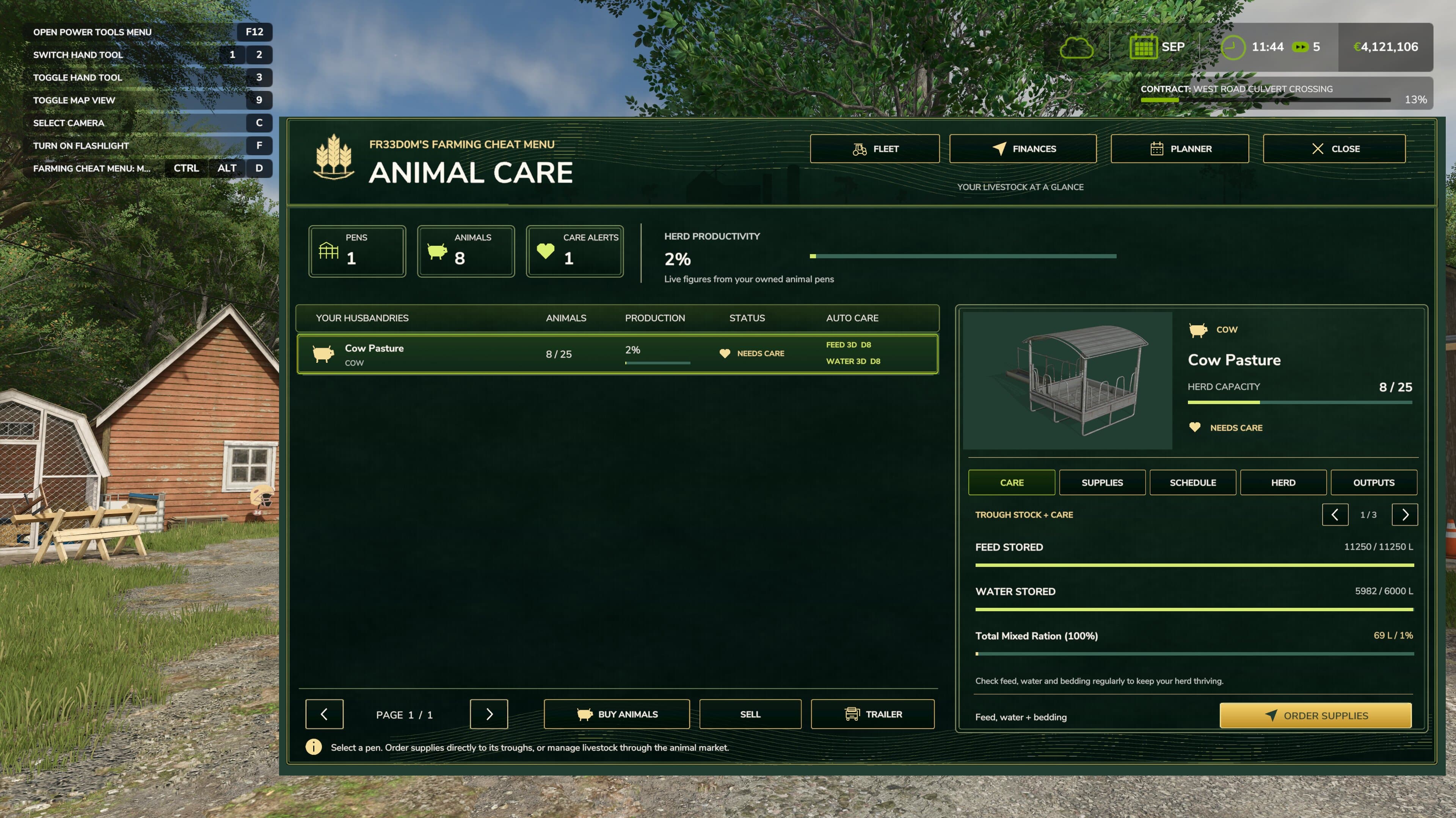 Fr33d0m's Farming Cheat Menu 3