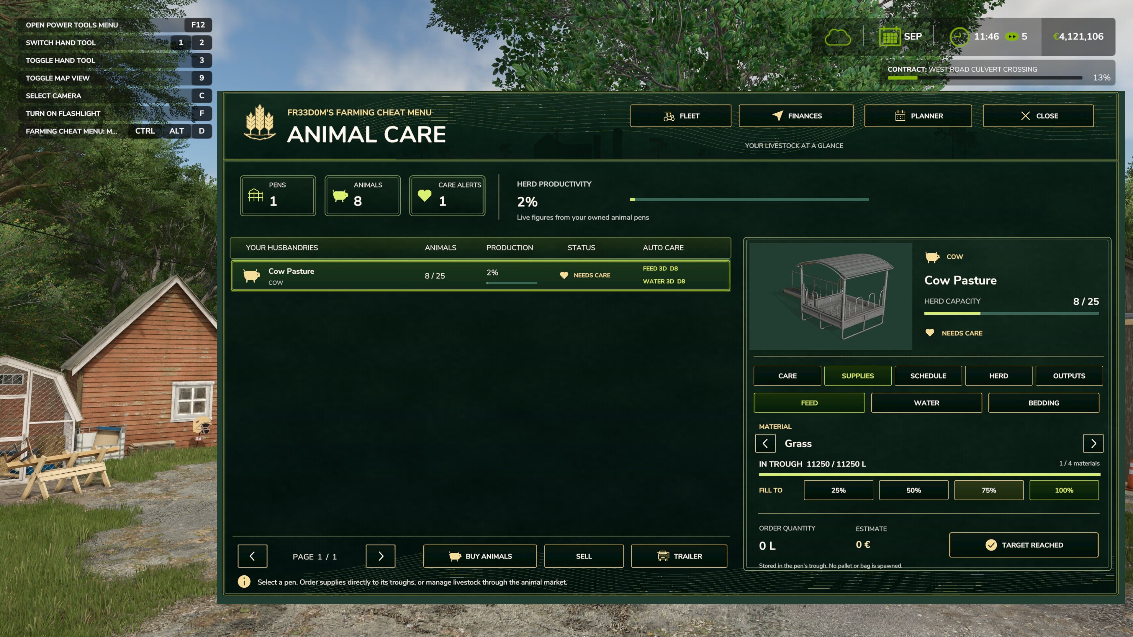 Fr33d0m's Farming Cheat Menu 2
