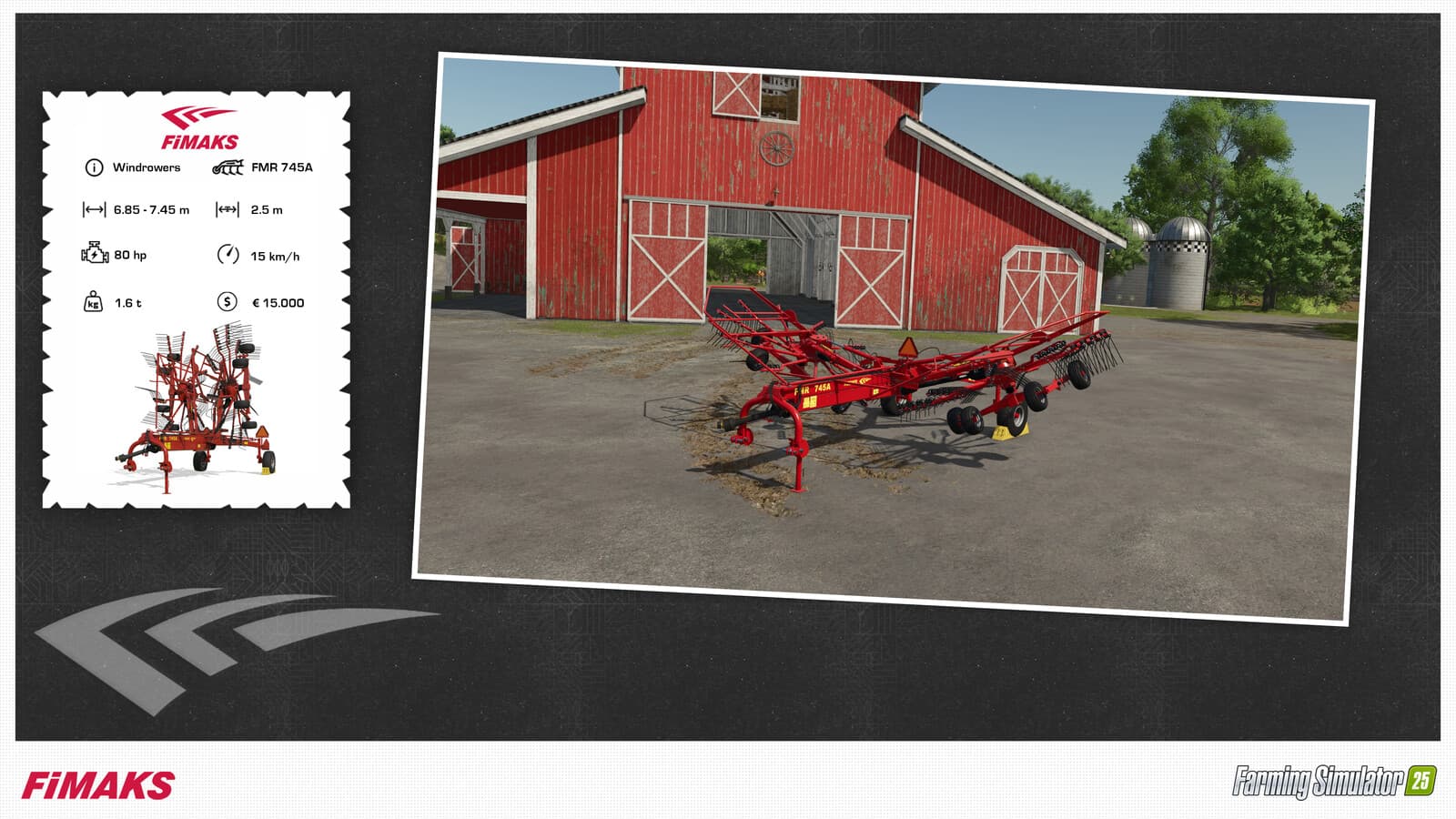Fimaks FMR 745A Windrower 6