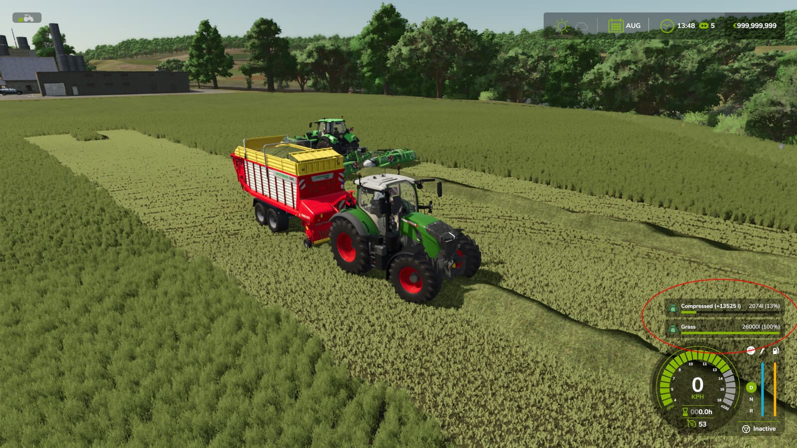Forage Wagon Compression 2
