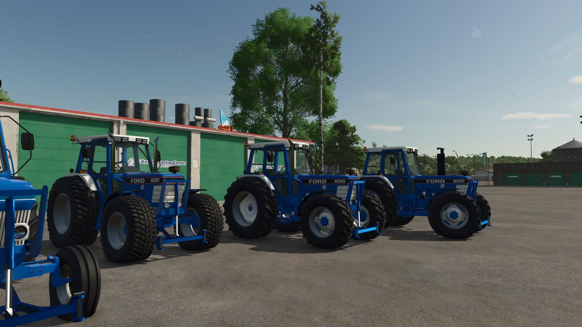 Ford 8000 with front blade 2