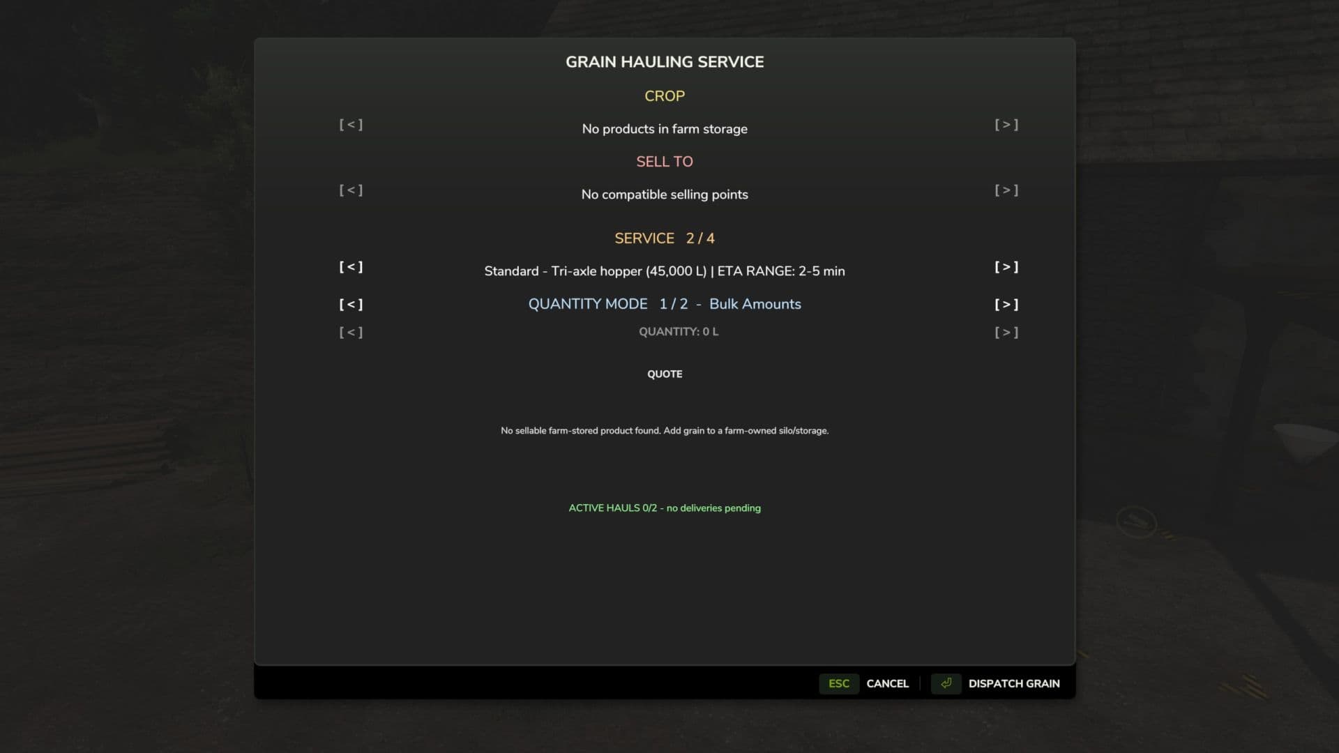 Grain Hauling Service 2