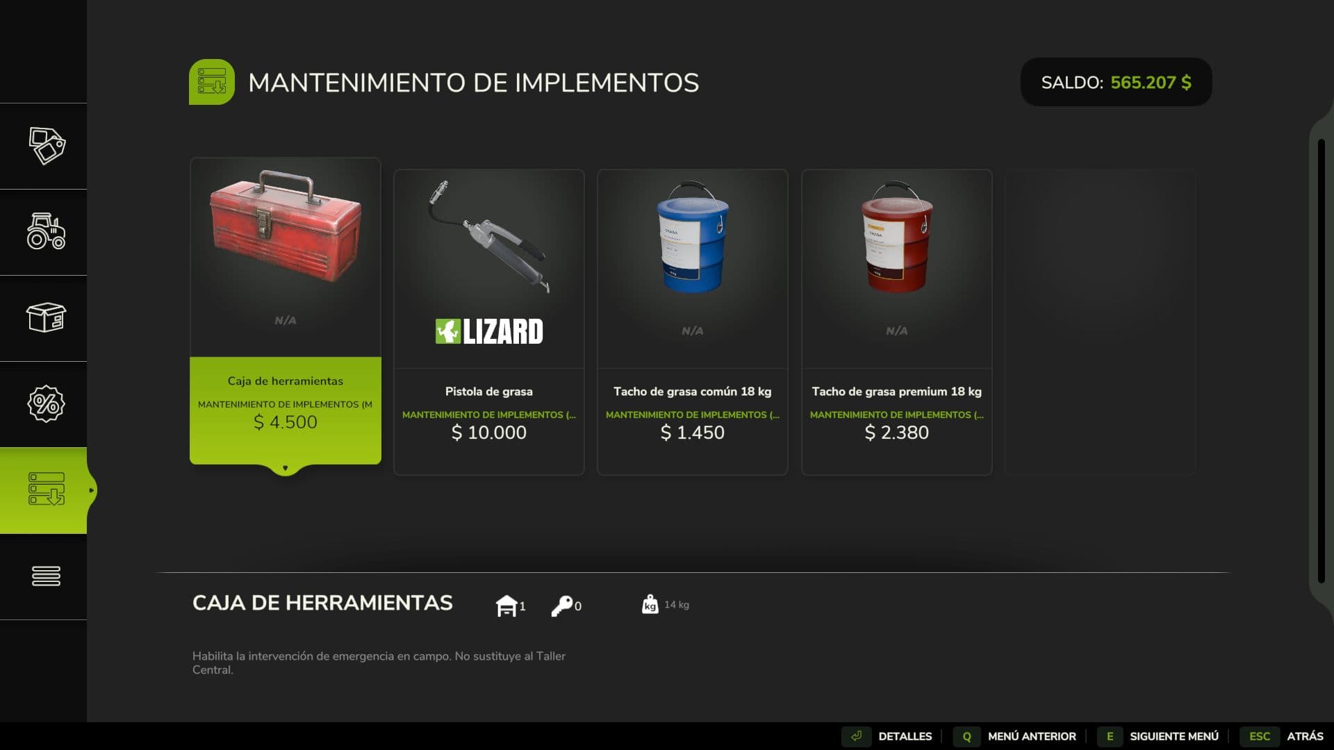 Implement Maintenance 6