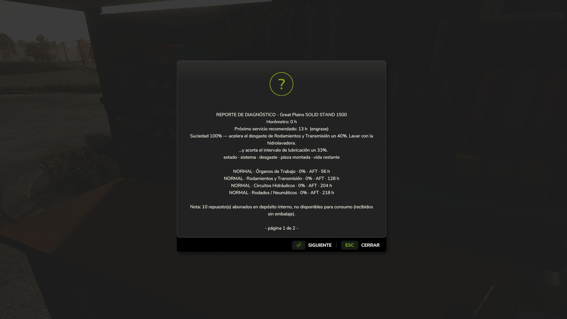 Implement Maintenance 5