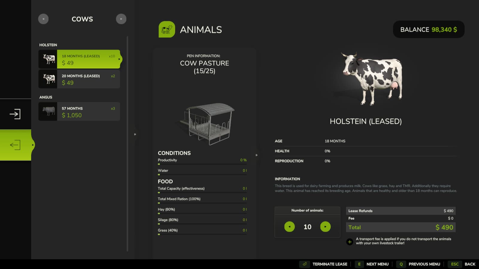 Lease Livestock 2