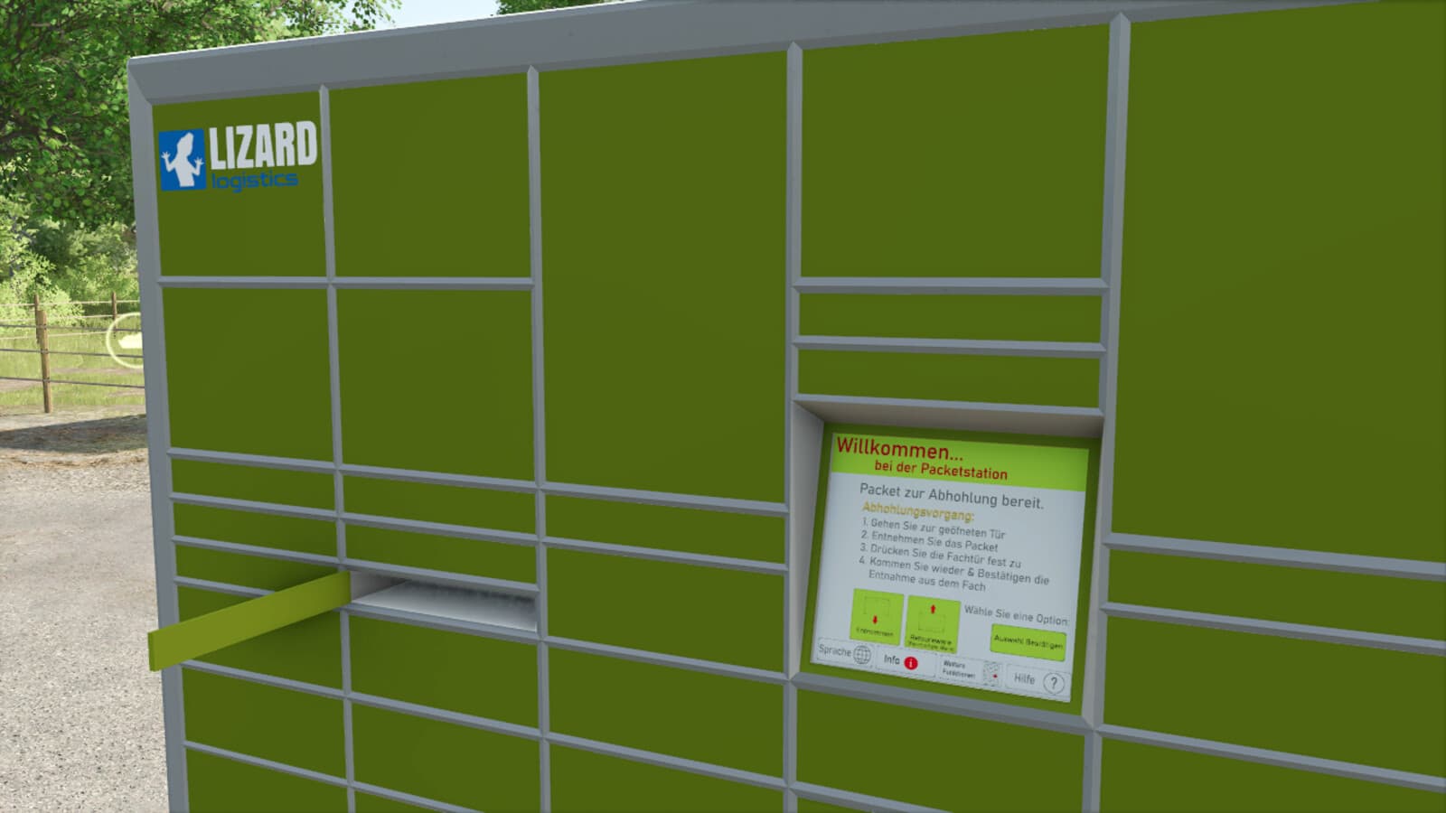 Lizard Parcel Locker Pack 3