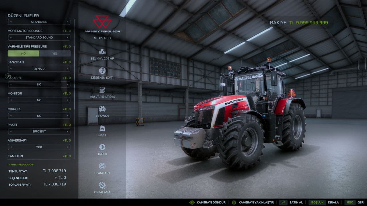 Massey Ferguson 8S Red 2