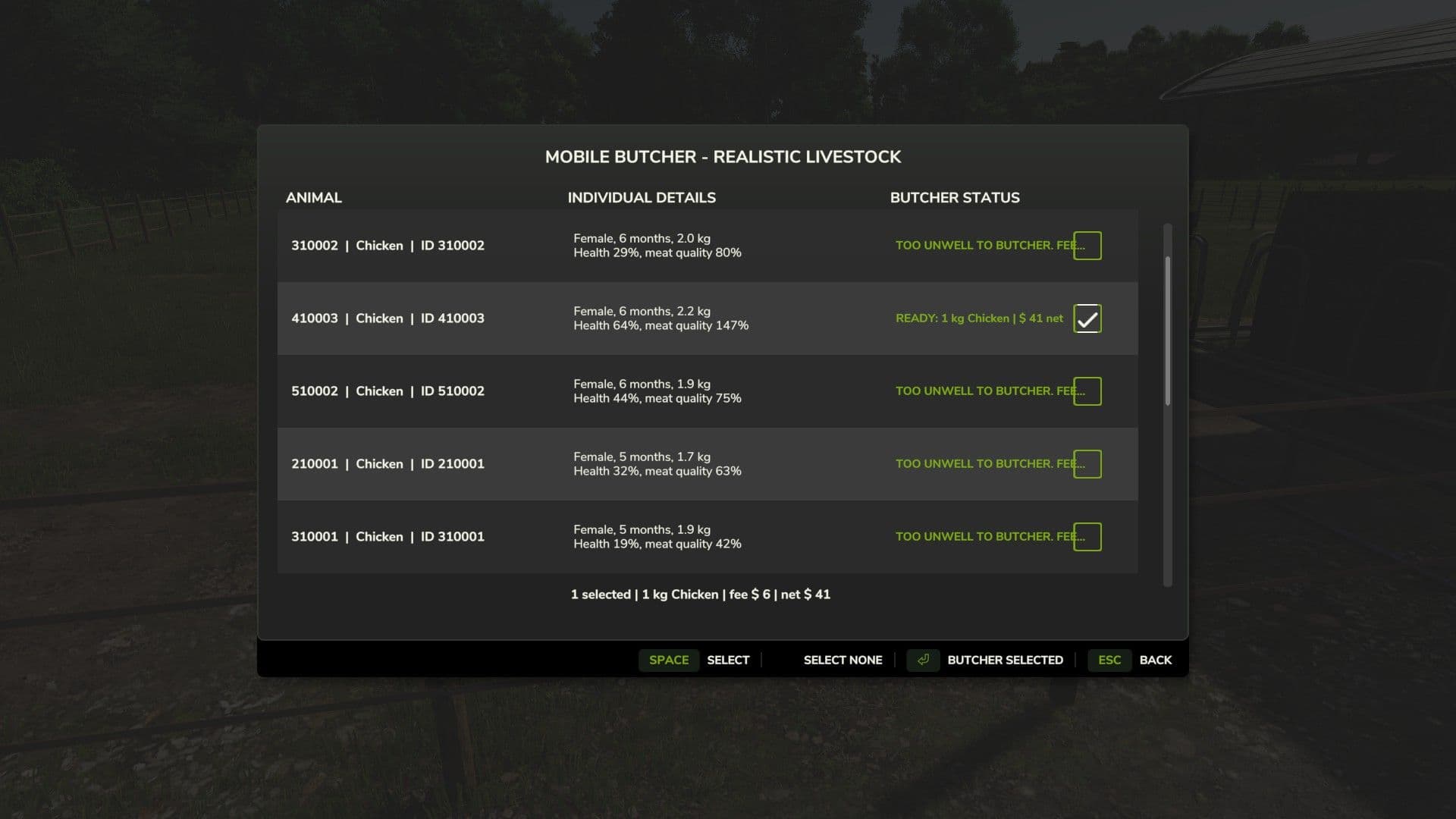 Mobile Butcher (for "Realistic Livestock" mod) 3