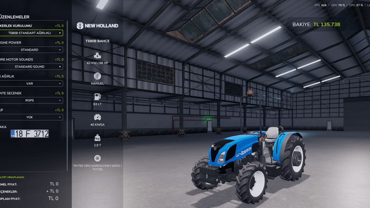 New Holland T580 Edit 6
