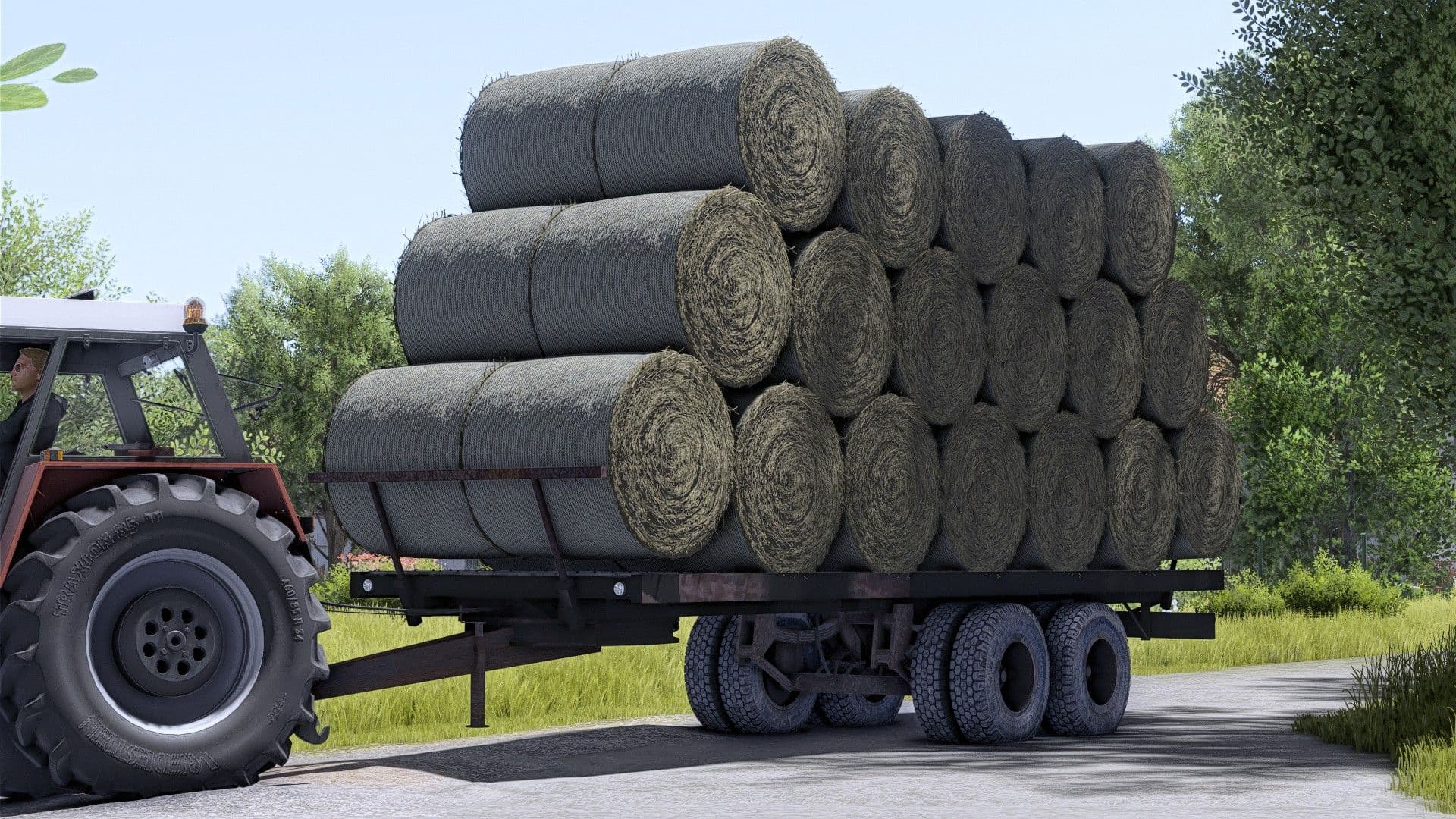Old Bale Trailer Autoload 4