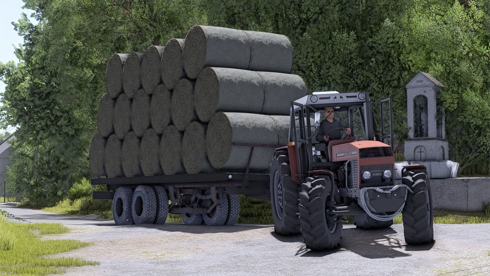 Old Bale Trailer Autoload 3