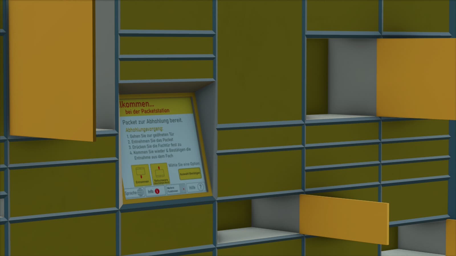 Parcel Locker Pack 4