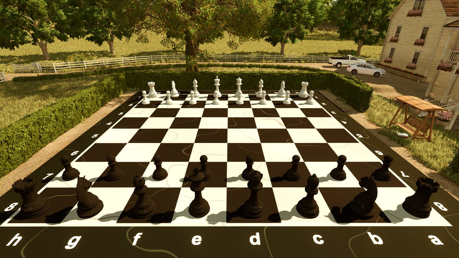 Playable Garden Chess Set 2