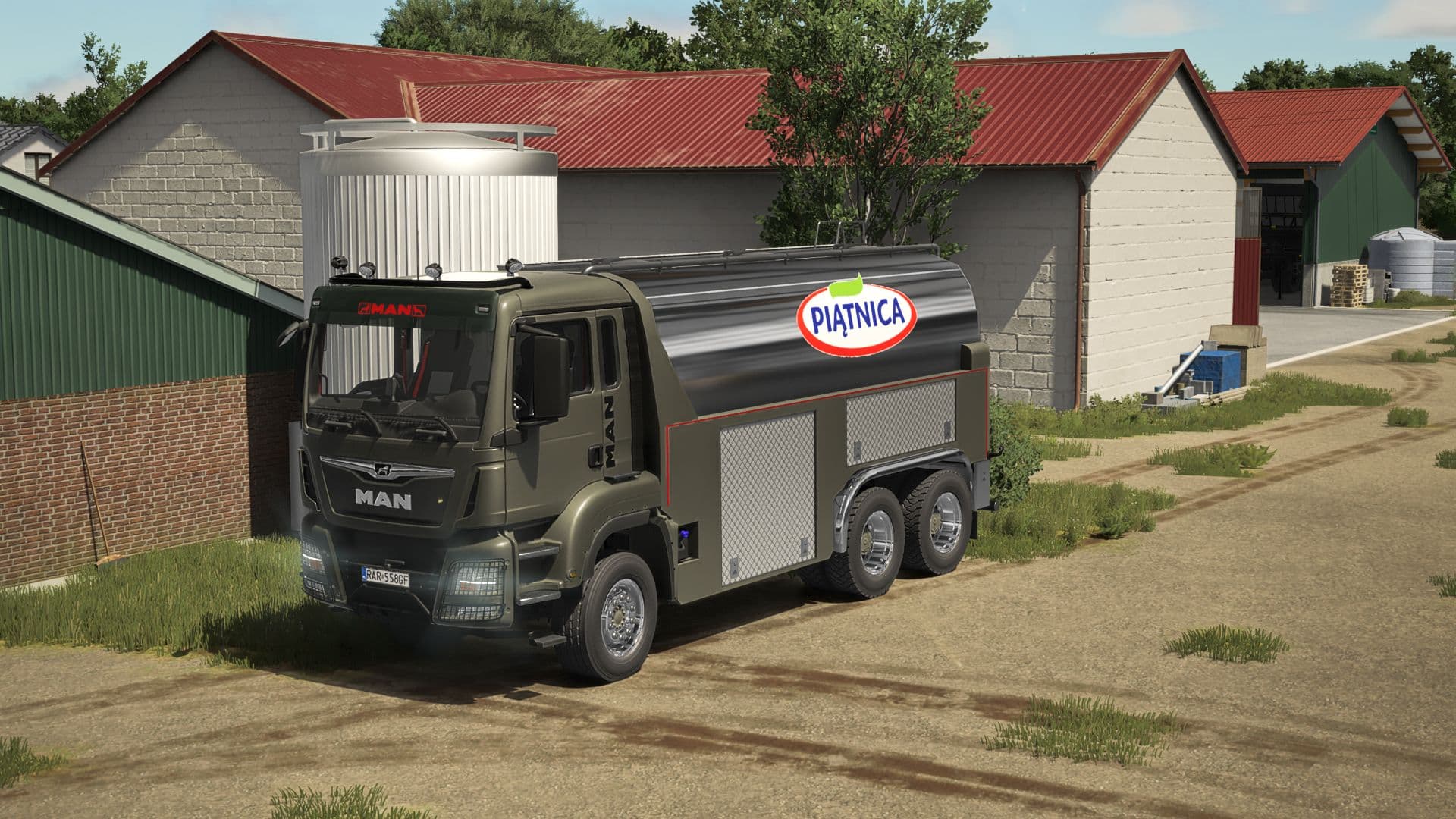 Polish dairy companies' trucks