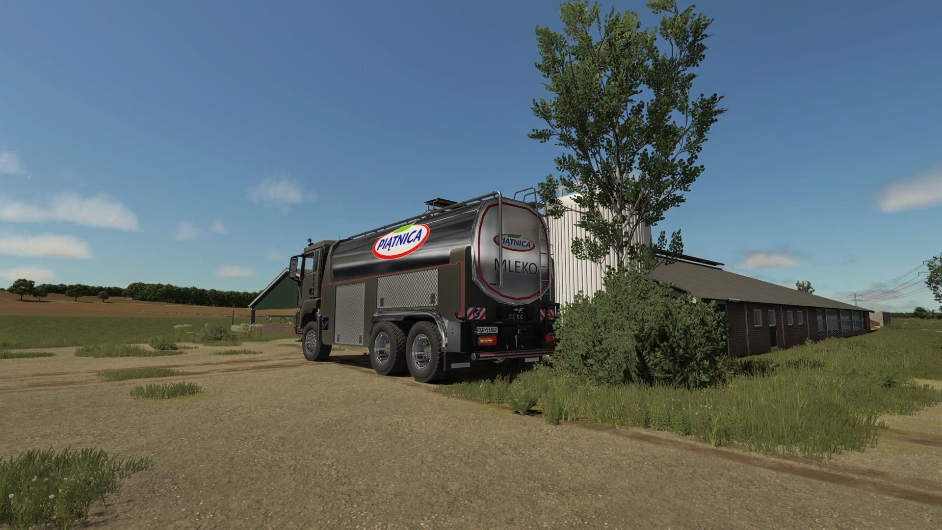 Polish dairy companies' trucks 6