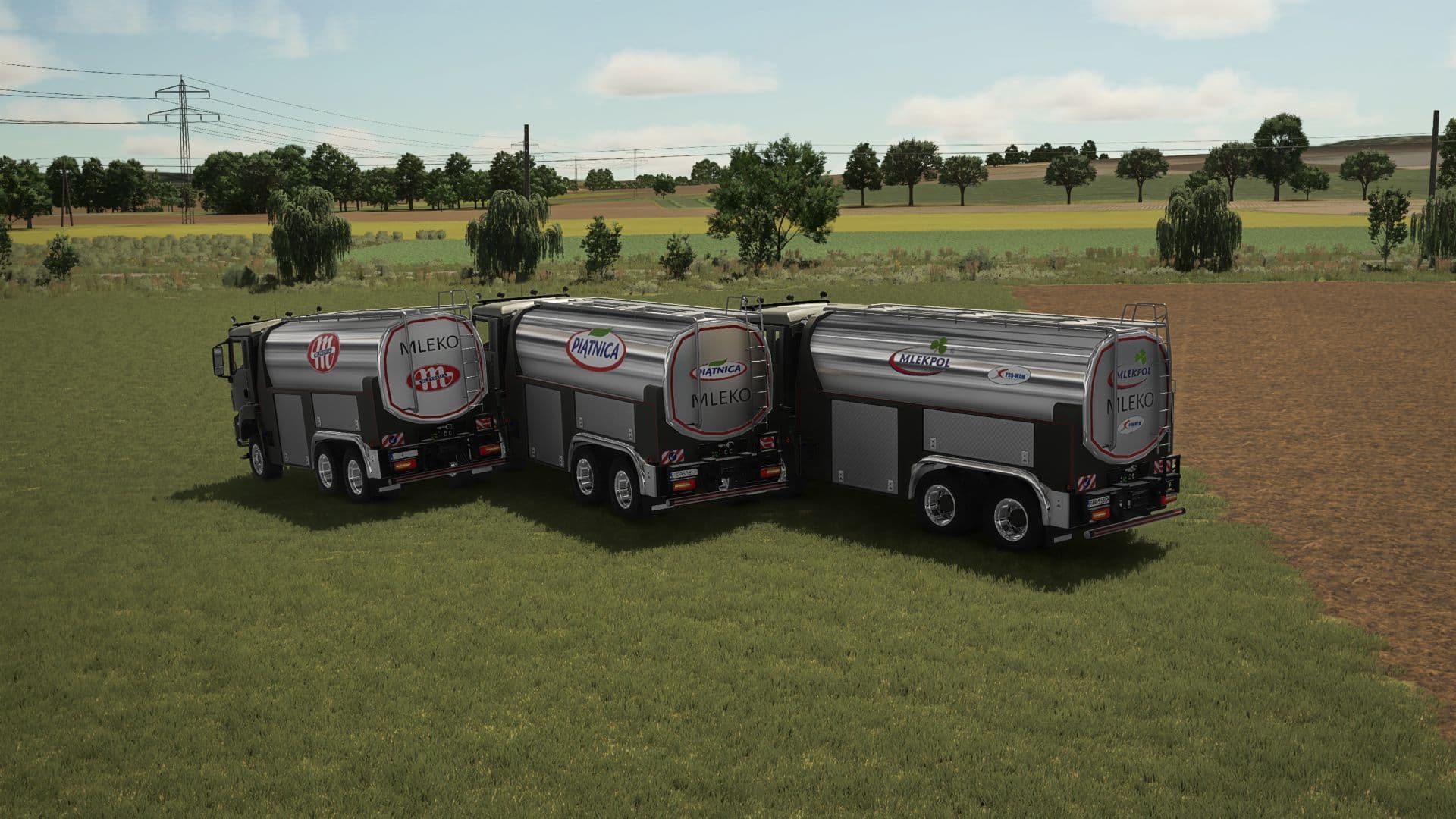 Polish dairy companies' trucks 5