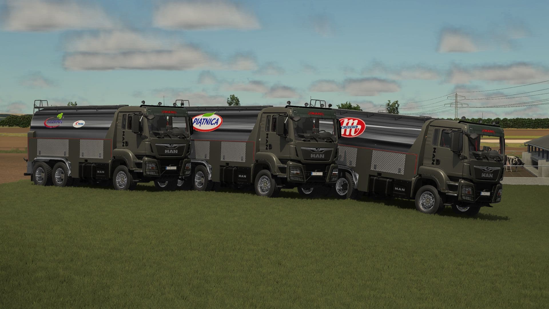 Polish dairy companies' trucks 4