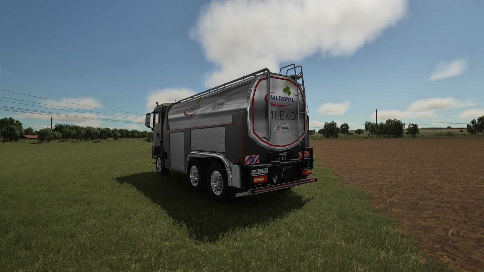 Polish dairy companies' trucks 2