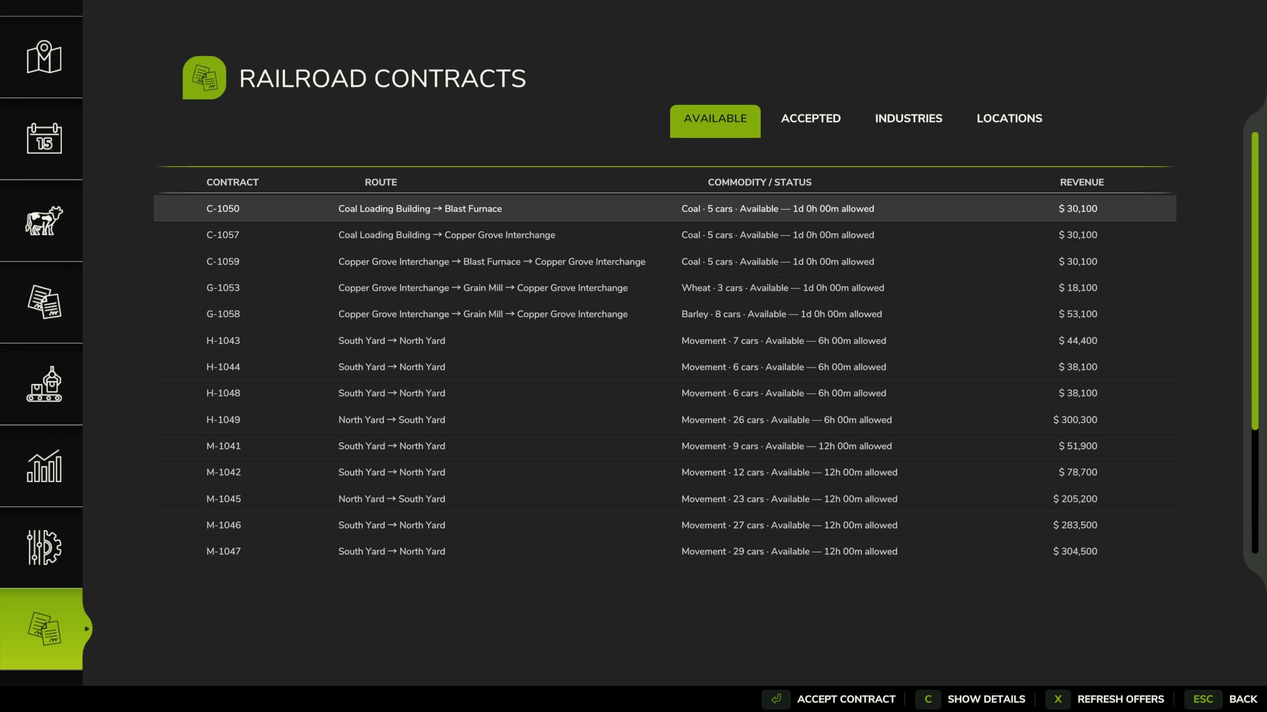 Railroad Contracts 2