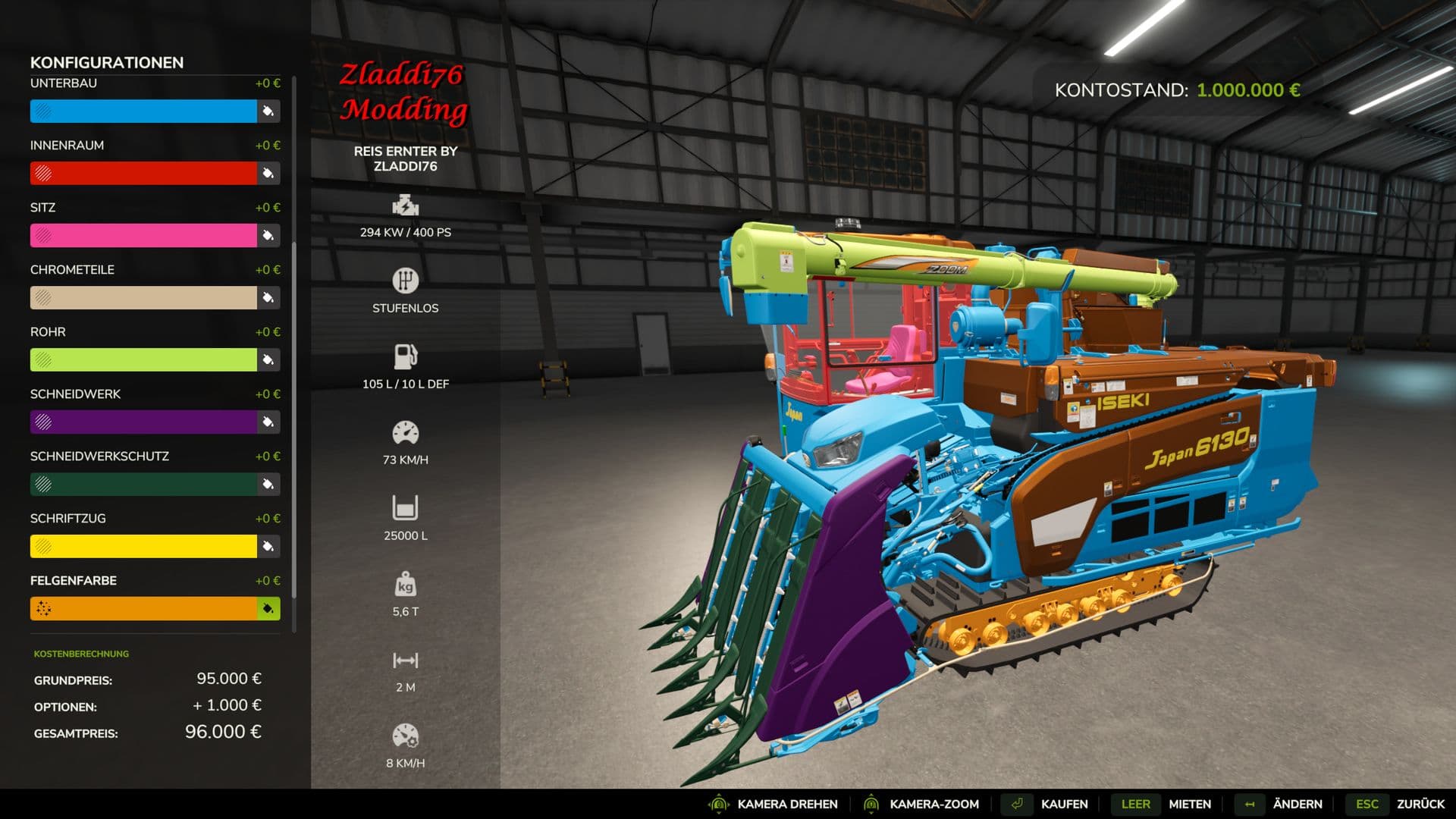 Rice Harvester Multicolor 6