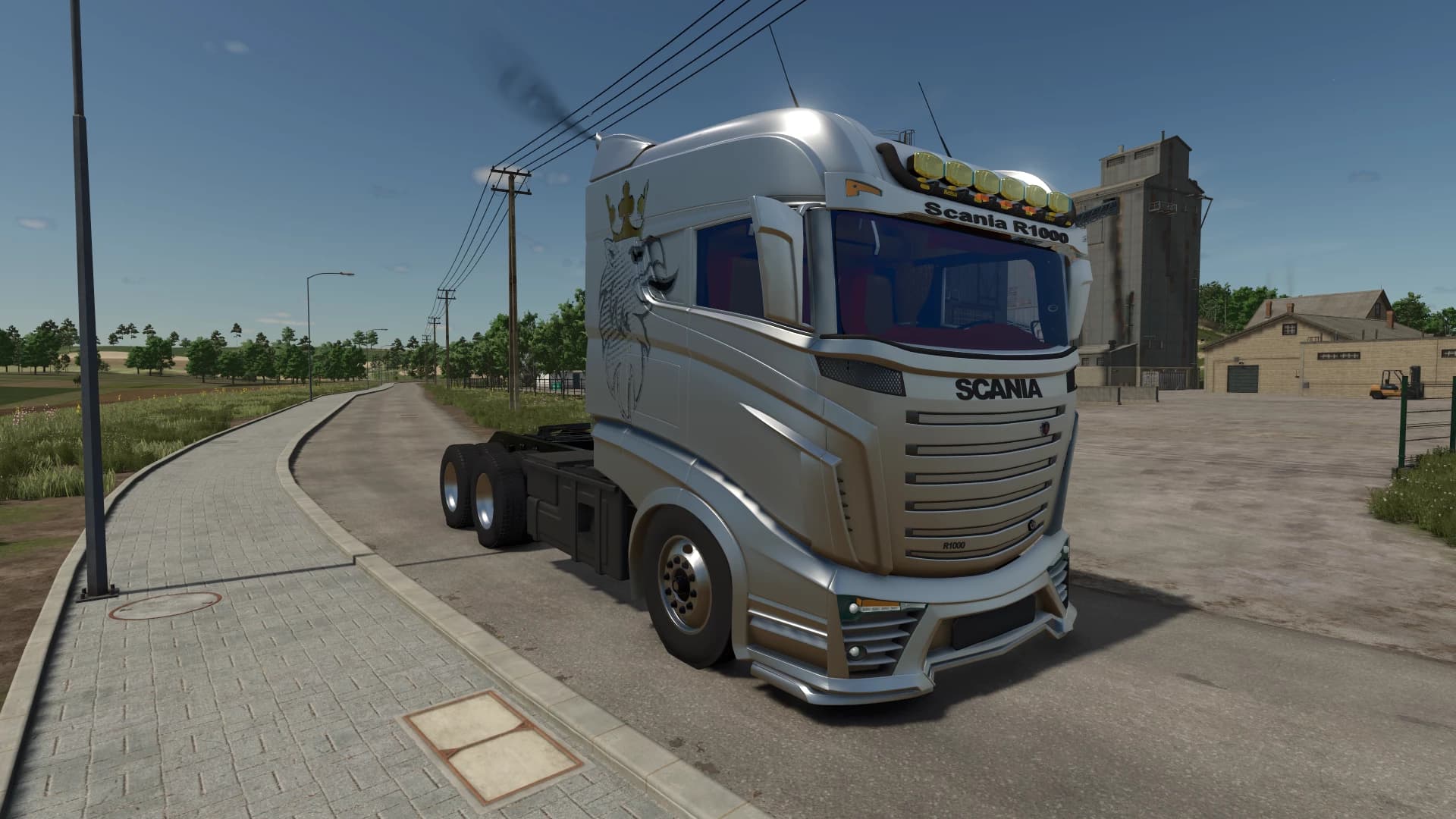 Scania R1000 Silver