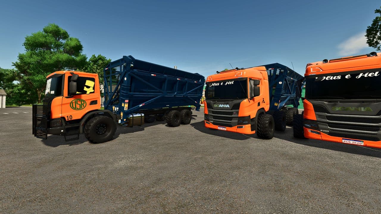 Scania Sugarcane Trucks 4