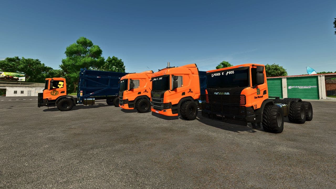 Scania Sugarcane Trucks 3