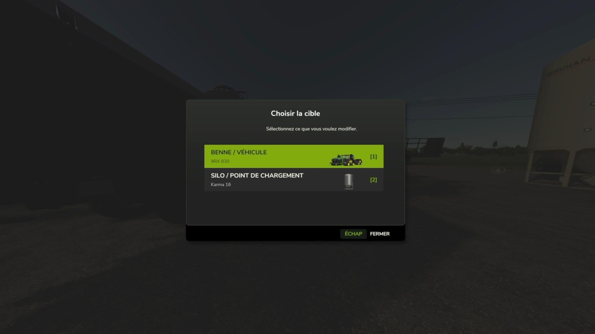 Transfer Speed Menu