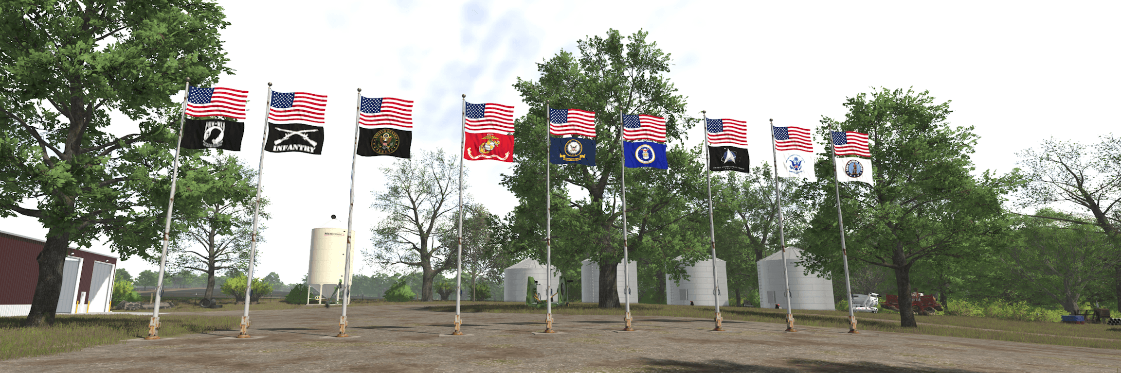 U.S. Military Flag Pack