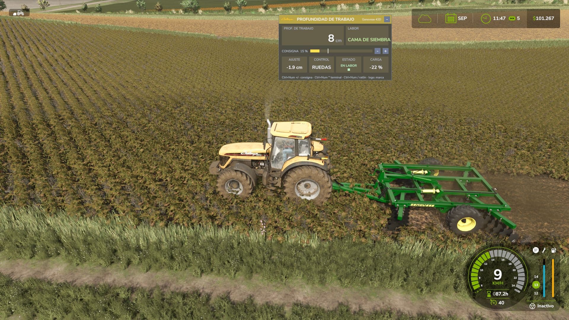Variable Working Depth 3