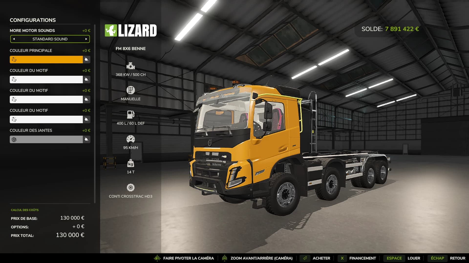 Volvo fmx 8x6 5