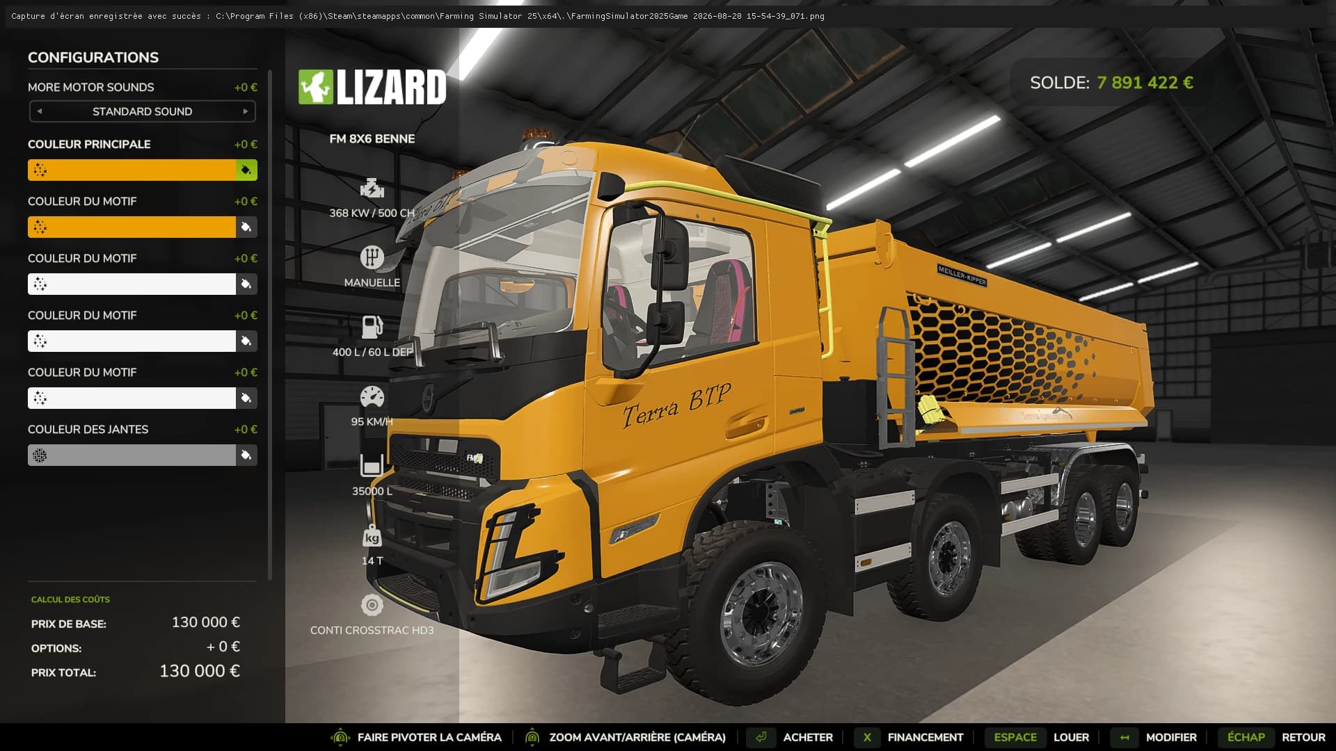 Volvo fmx 8x6 4