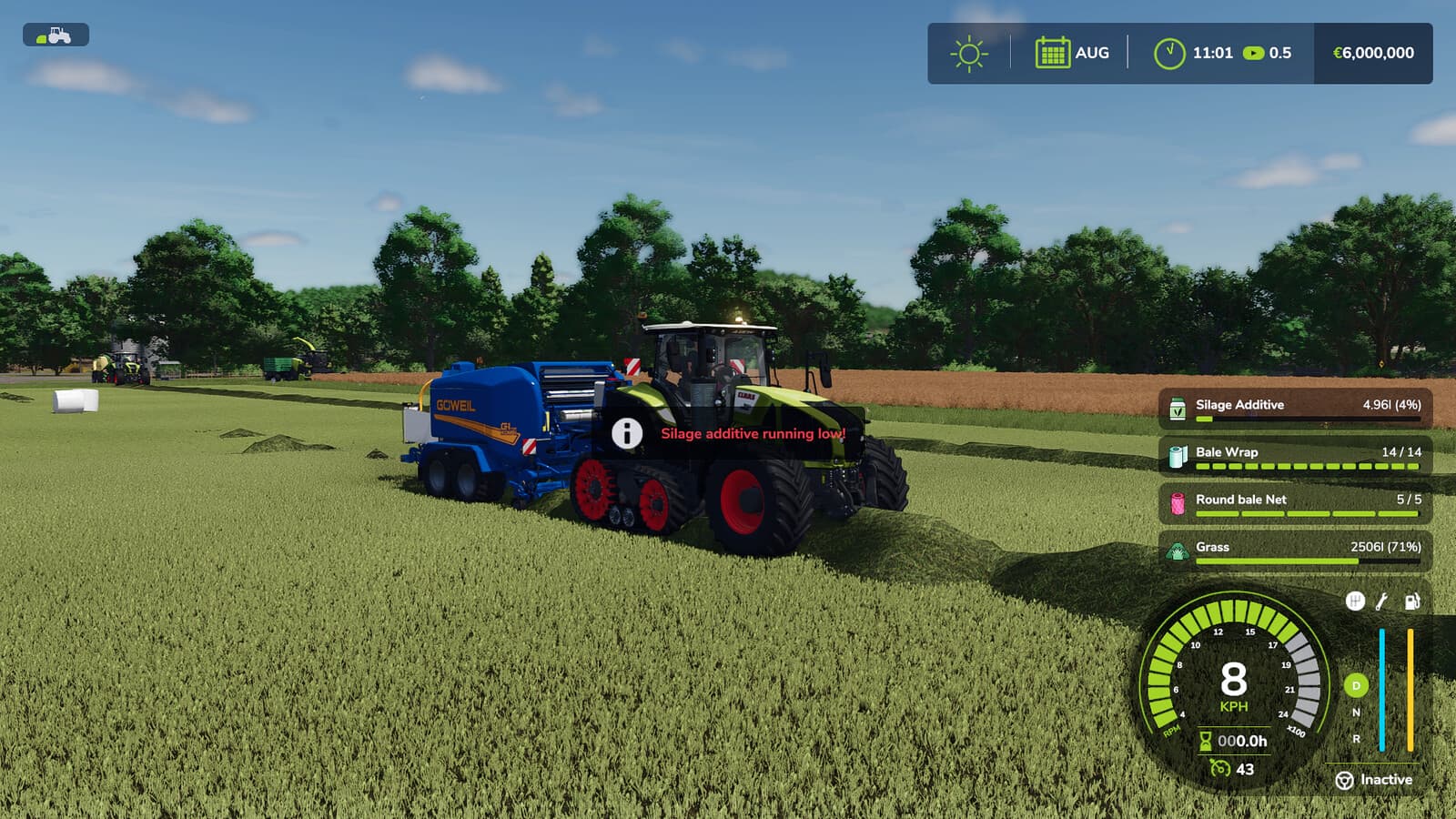 Silage Additive Alarm
