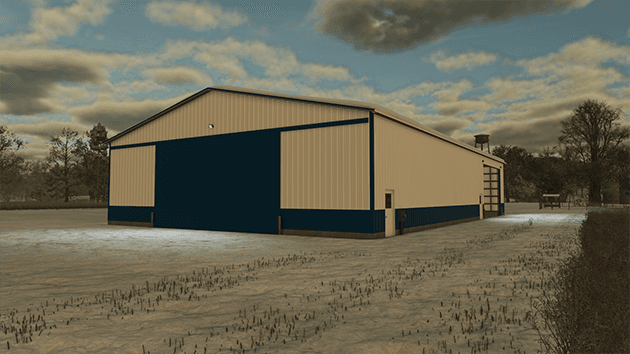62x100 Cold Storage Shed 2