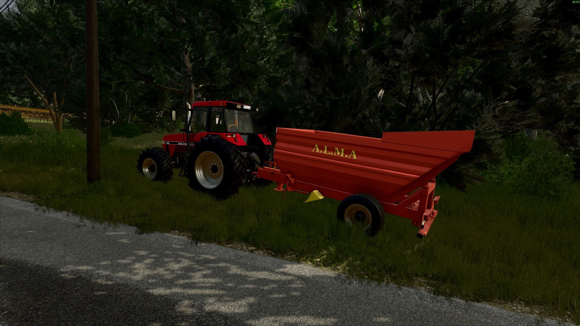 Alma grape harvesting bin
