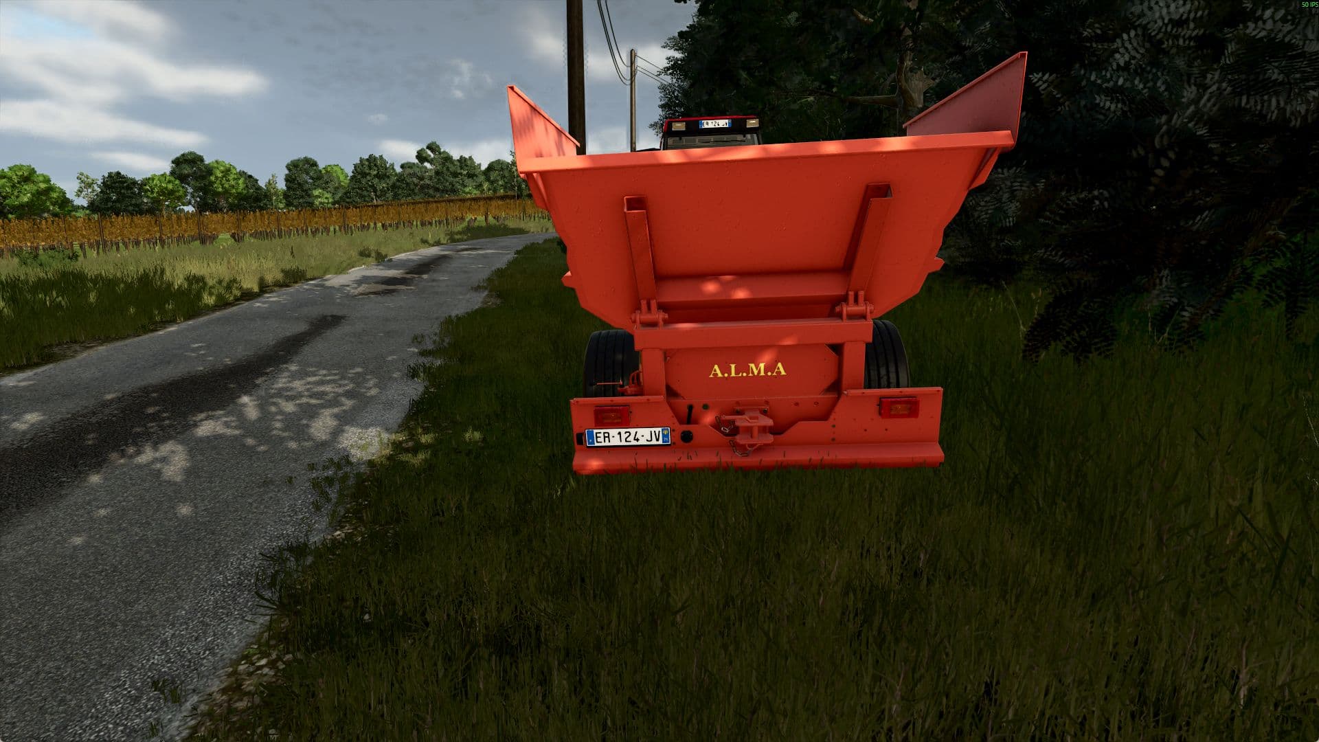 Alma grape harvesting bin 2