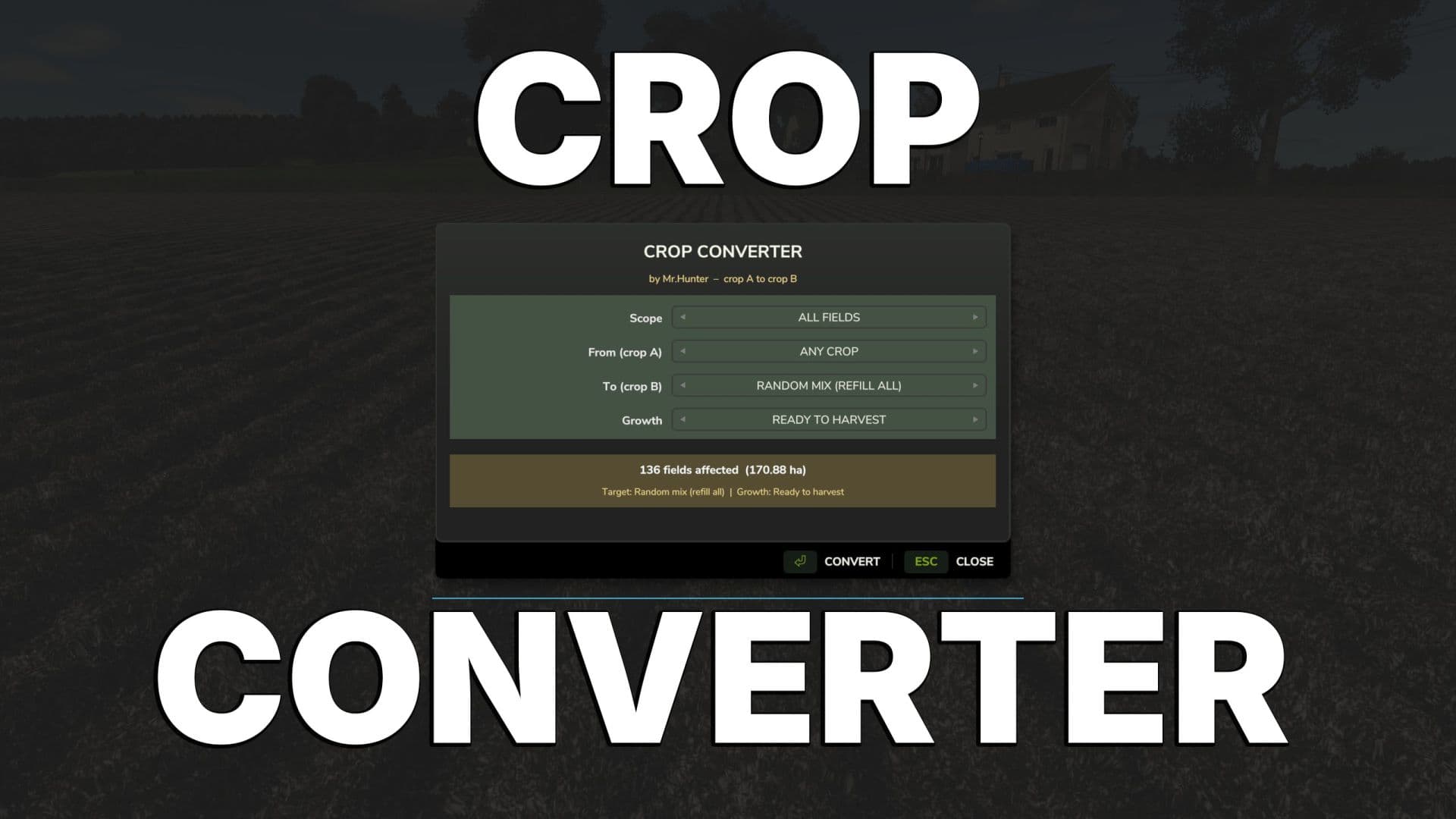 Crop Converter